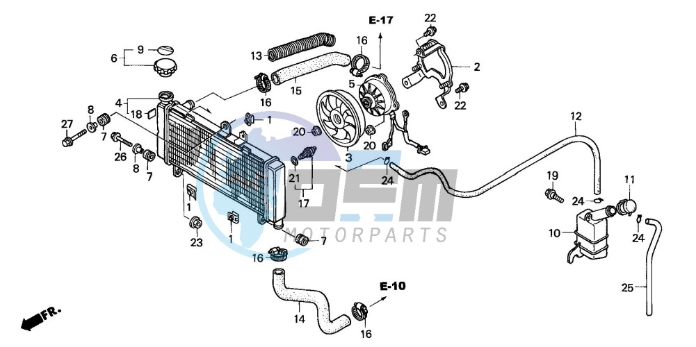 RADIATOR (CBF600S/SA)