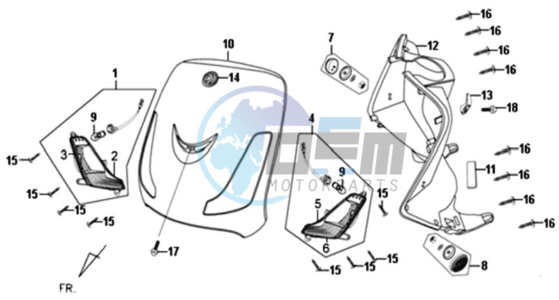 COWLING FRONT / COWLING INNER