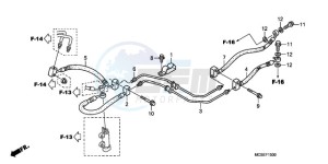 ST13009 Europe Direct - (ED / MME) drawing REAR BRAKE HOSE (ST1300)