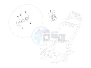 FLY 50 4T 4V USA (NAFTA) drawing Locks