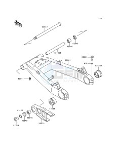 ZR 750 C [ZEPHYR 750] (C1-C3) [ZEPHYR 750] drawing SWING ARM