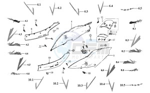 JET EURO X 50 E2 drawing COWLING