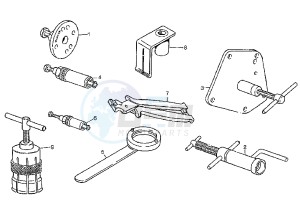 W8 125 drawing WORKSHOP SERVICE TOOLS