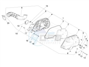 GTV 300HPE SEI GIORNI IE E4 ABS (NAFTA) drawing Air filter