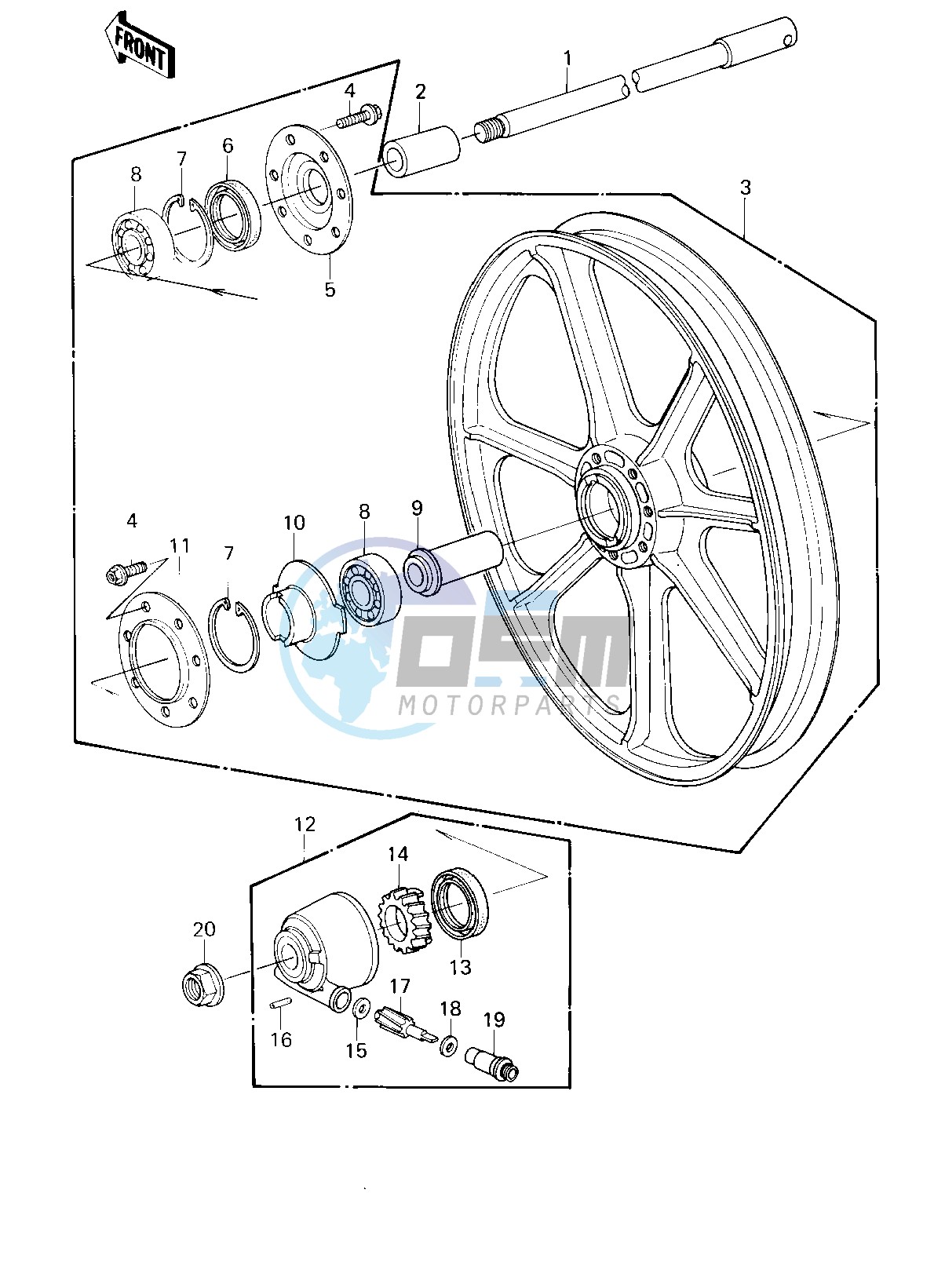 FRONT WHEEL_HUB