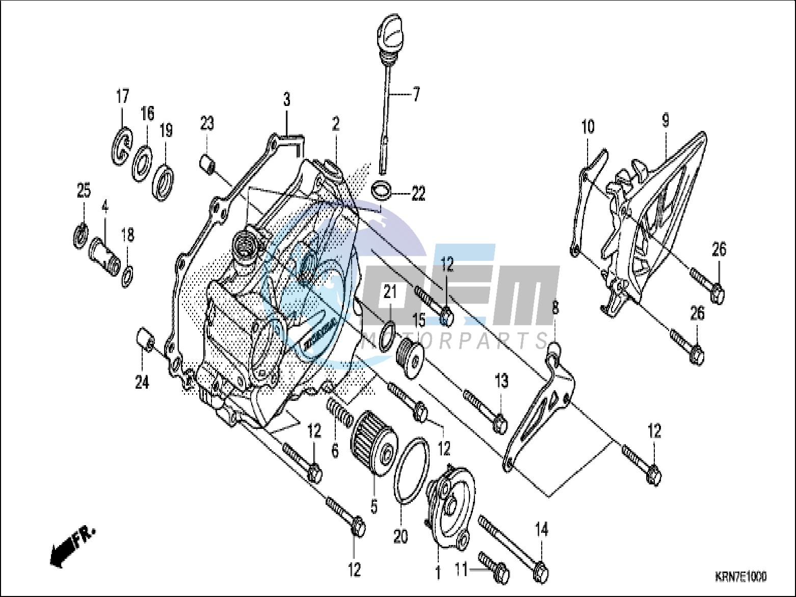 L. CRANKCASE COVER