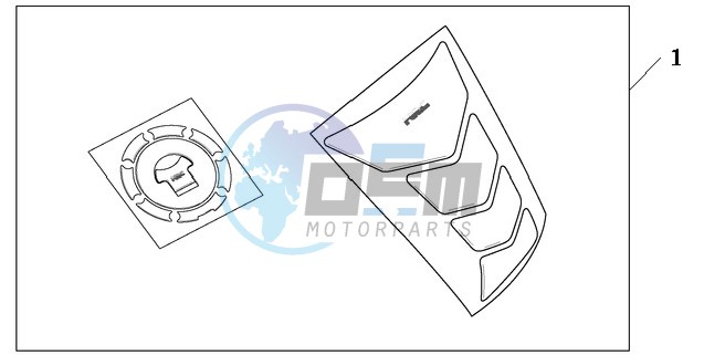 TANKPAD / FUEL LID COVER