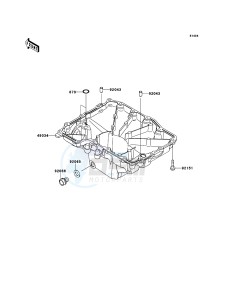 Z1000SX ABS ZX1000HCF FR GB XX (EU ME A(FRICA) drawing Oil Pan