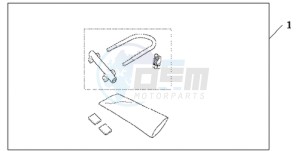 CBR600RR9 UK - (E / MME) drawing U-LOCK