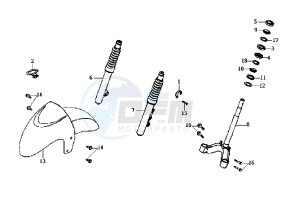 EURO MX E2 - 125 cc drawing COUNTER SHIELD