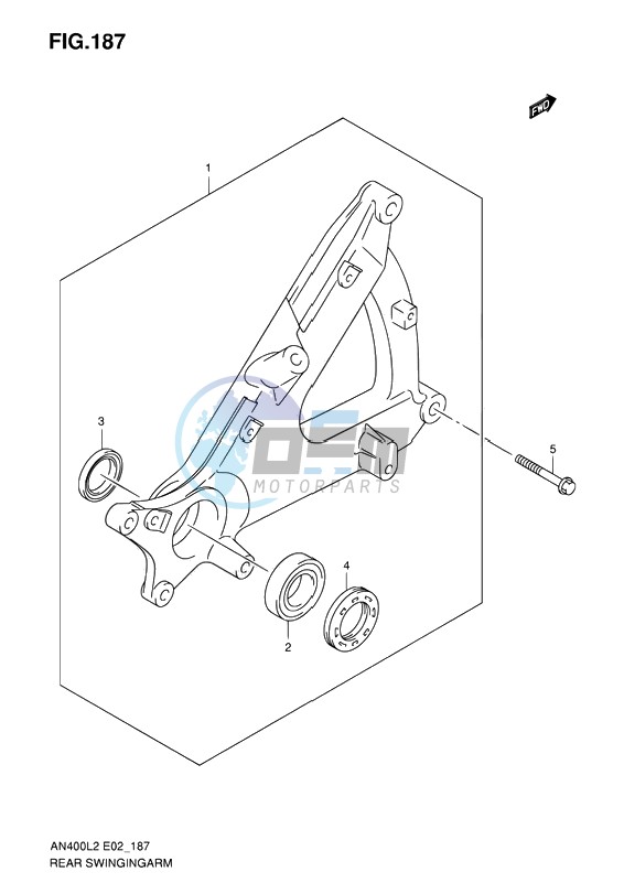 REAR SWINGING ARM