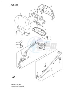 AN650 drawing PILLION RIDER HANDLE (AN650AL1 E51)