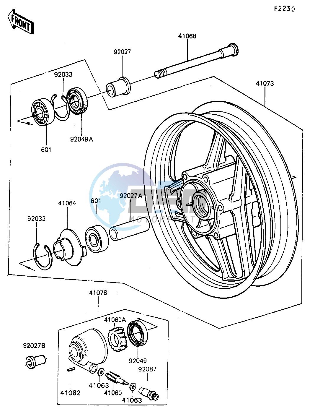 FRONT WHEEL-- ZG1000-A7_A8- -