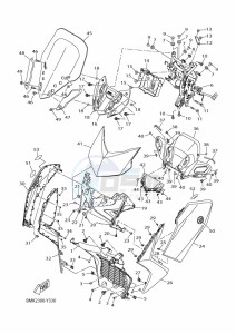 YP125R-DA XMAX 125 TECH MAX (BMJ3) drawing WINDSHIELD