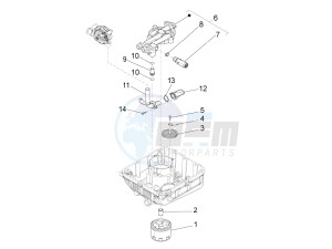 California 1400 Touring ABS 1380 drawing Oil filters