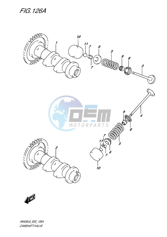 CAMSHAFT, VALVE