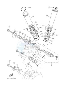 XV1900A MIDNIGHT STAR (1CR5) drawing CAMSHAFT & CHAIN