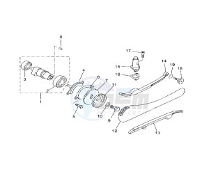 YP R X-MAX ABS 250 drawing CAMSHAFT AND TIMING CHAIN