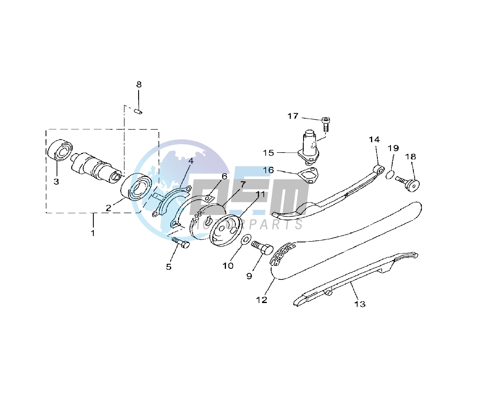 CAMSHAFT AND TIMING CHAIN