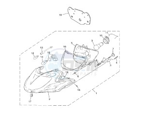 CS JOG R 50 drawing HEADLIGHT