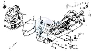 JOYRIDE 125 drawing CRANKCASE RIGHT / START MOTOR