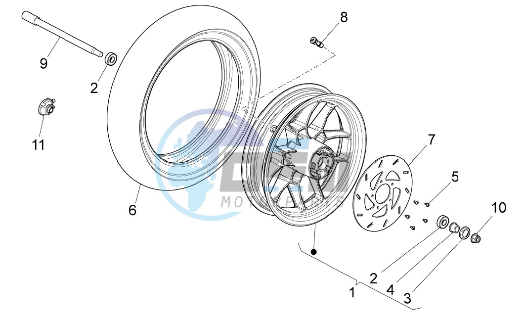 Front wheel