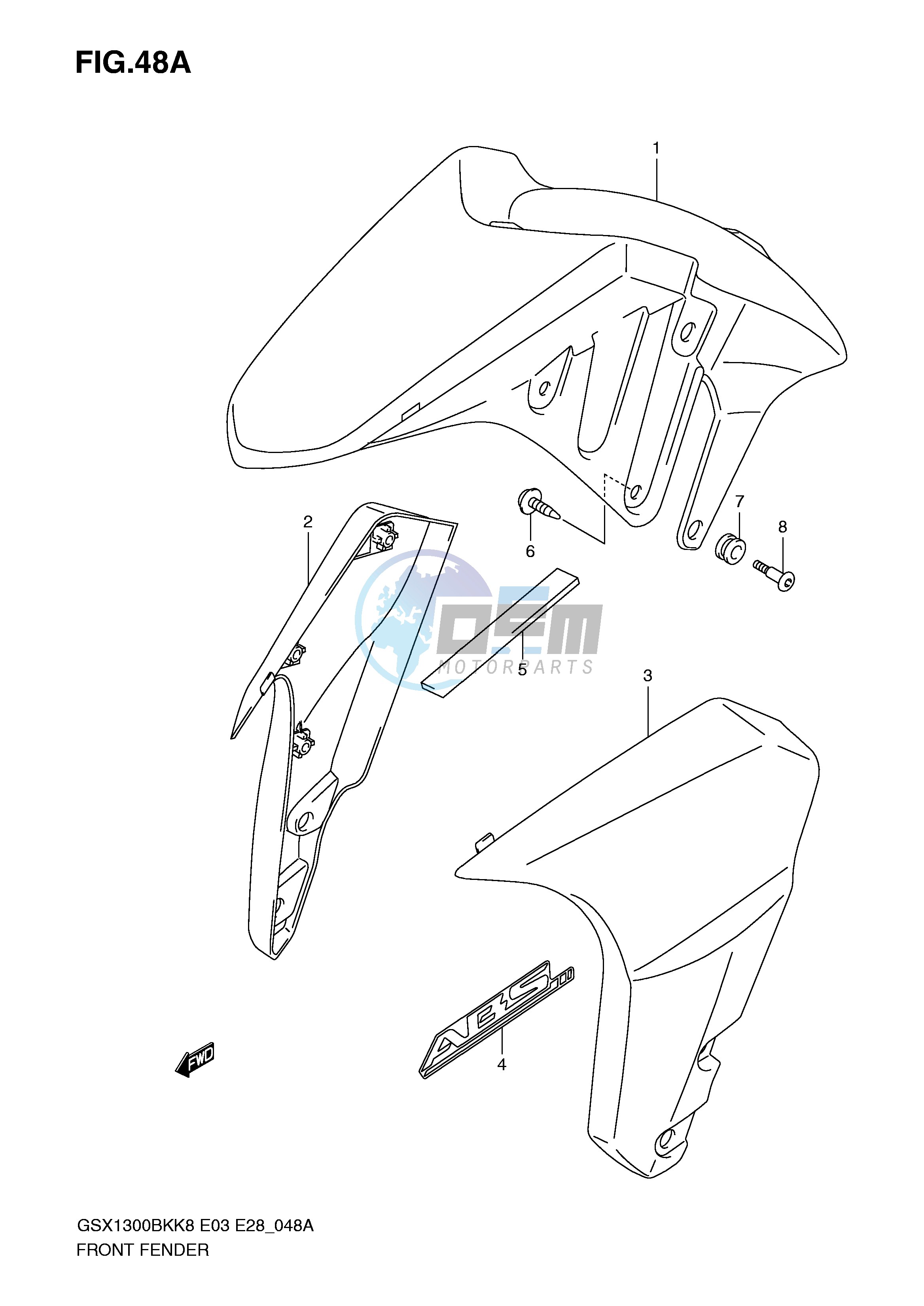 FRONT FENDER (WITH ABS)