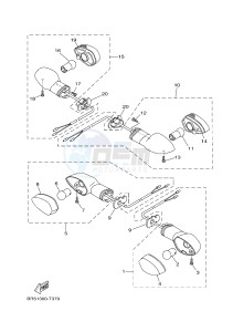 MTN320-A MTN-320-A MT-03 (B9A2) drawing FLASHER LIGHT