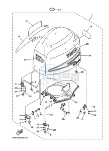 FL150AETL drawing FAIRING-UPPER