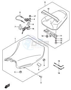 GSX-R1000 ARZ drawing SEAT