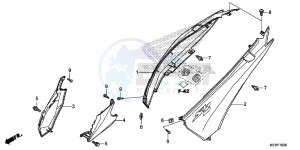 SH125SE SH125S UK - (E) drawing BODY COVER