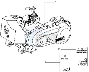 Typhoon 125 XR drawing Engine