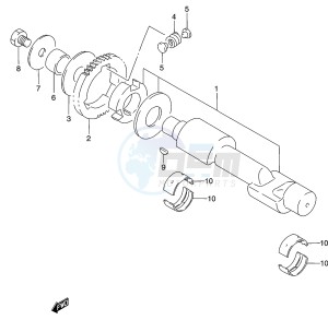 GS500 (P19) drawing CRANKSHAFT BALANCER