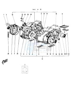 F4 [SIDEWINDER] 250 [SIDEWINDER] drawing CRANKCASE