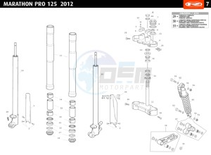 MARATHON-125-PRO-BLACK drawing SUSPENSION