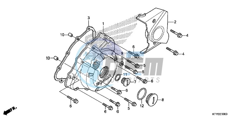 LEFT CRANKCASE COVER