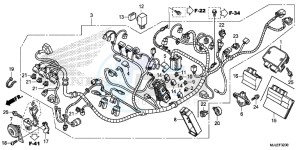 NC750SDE NC750SD Europe Direct - (ED) drawing WIRE HARNESS