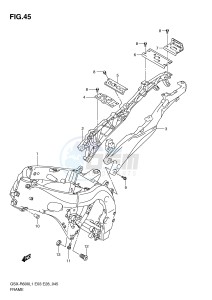 GSX-R600 (E3) drawing FRAME