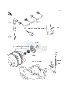 1400GTR ZG1400A9F FR GB XX (EU ME A(FRICA) drawing Ignition System