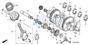 CBR1000RR9 UK - (E / MKH TRI) drawing CRANKSHAFT/PISTON