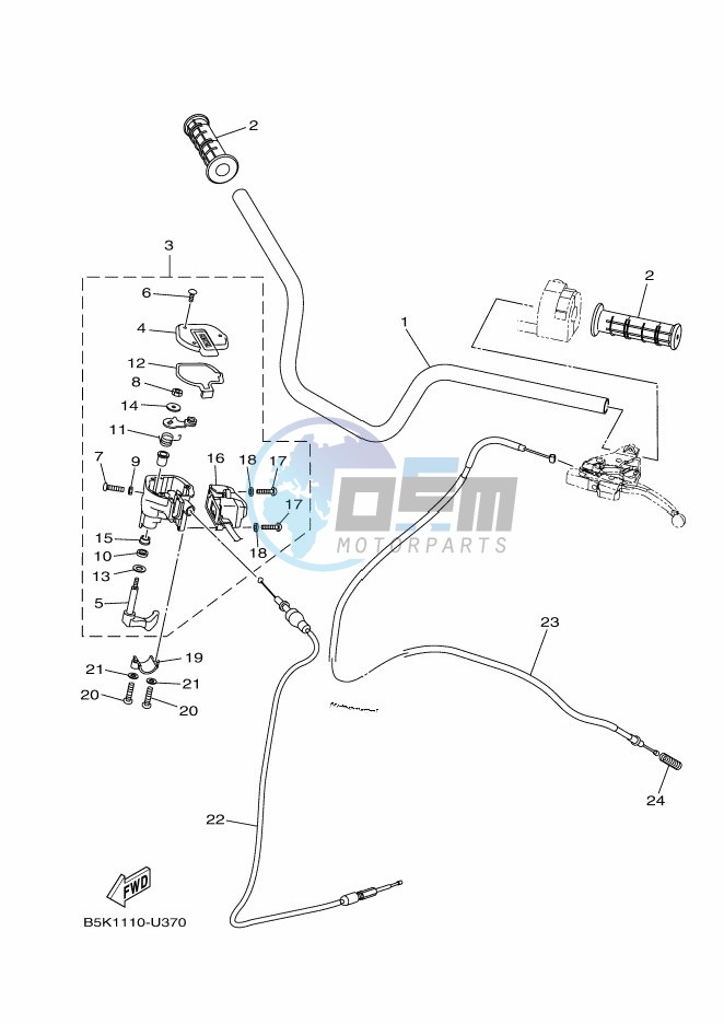 STEERING HANDLE & CABLE