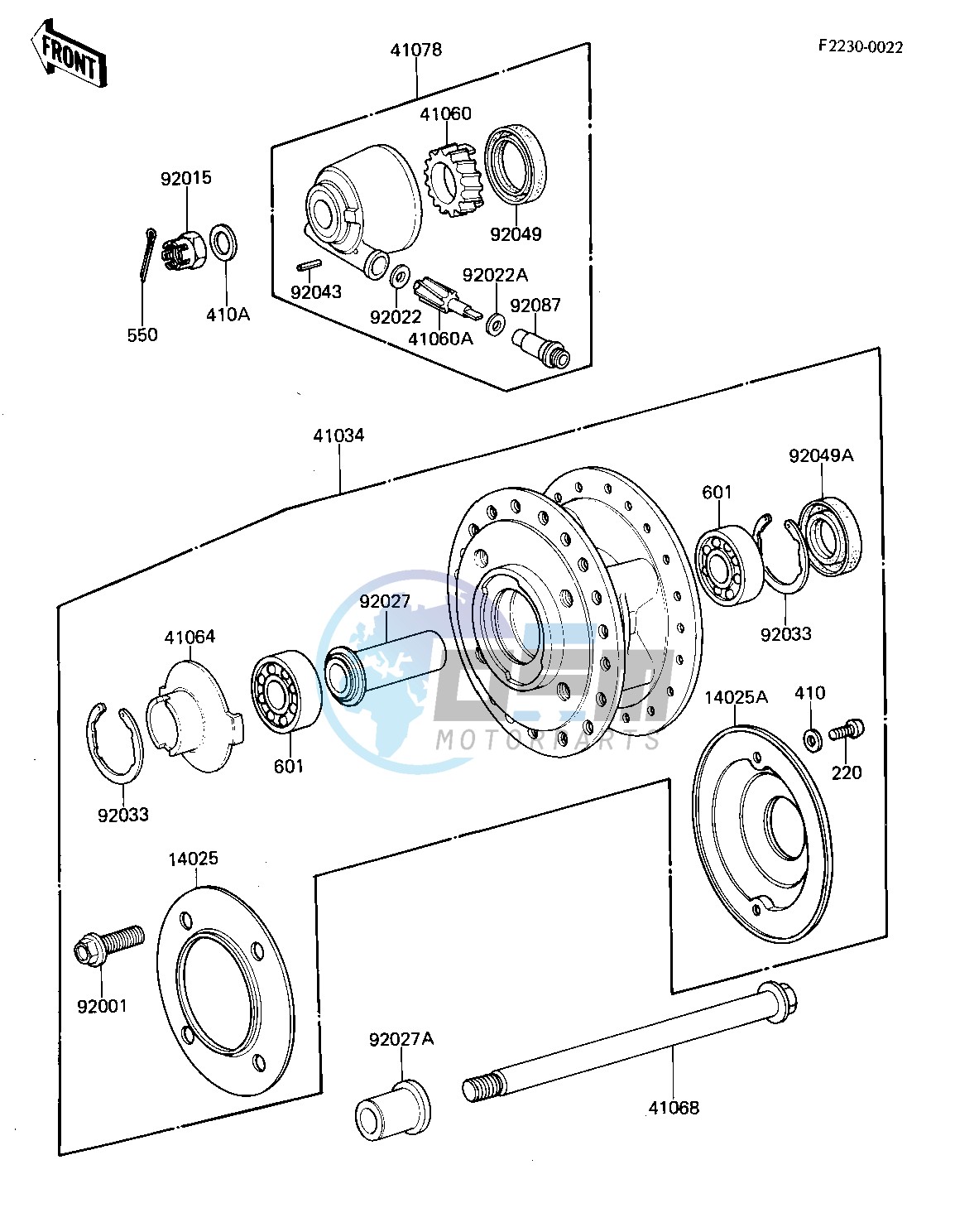 FRONT HUB