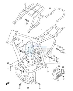 DR350 (E3) drawing FRAME