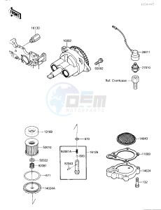 EL 250 B [ELIMINATOR[ (B2-B3) [ELIMINATOR drawing OIL PUMP_OIL FILTER