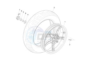 LX 150 4T 2V ie E3 Taiwan drawing Rear Wheel