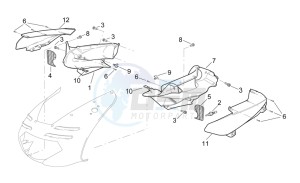 RSV 2 1000 SP drawing Front body - Duct