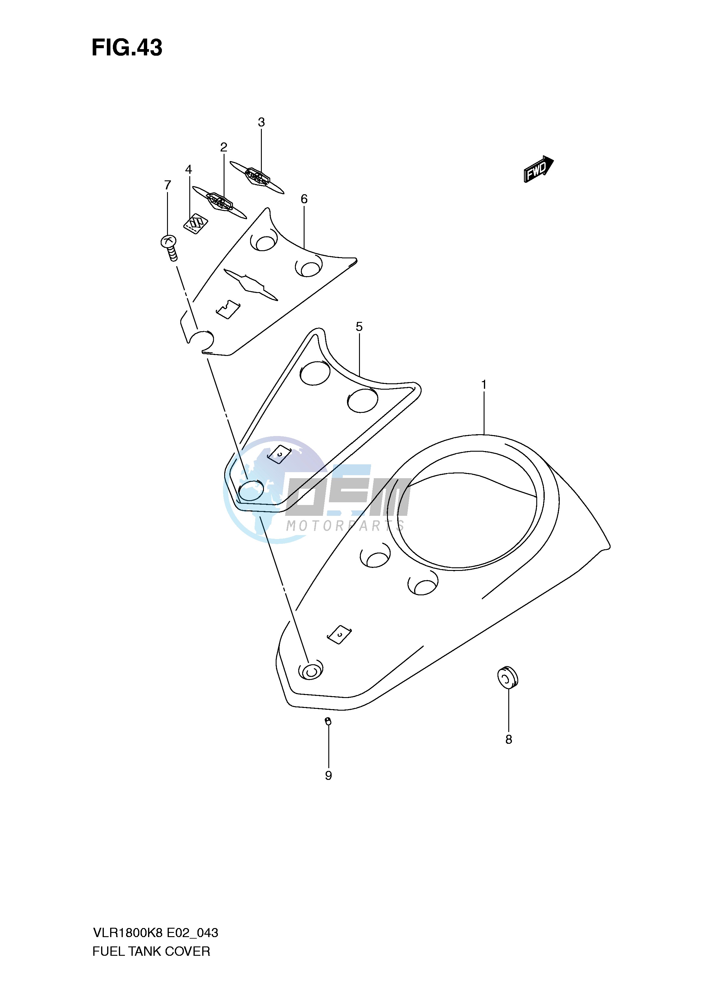 FUEL TANK COVER