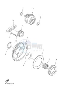 WR250F (1HCE) drawing STARTER CLUTCH