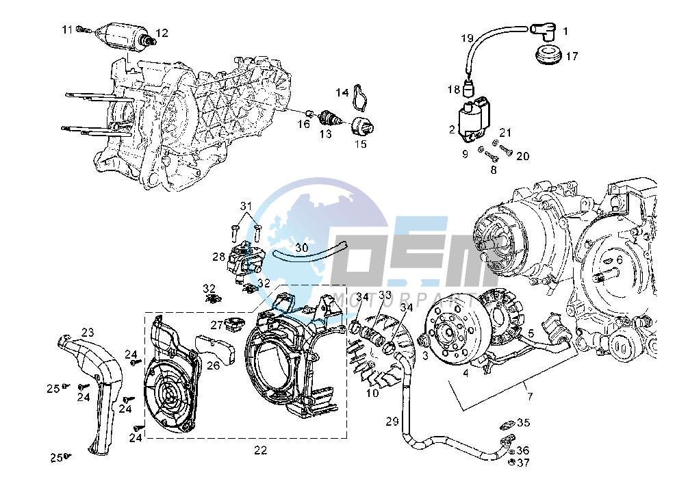 STARTING MOTOR-GENERATOR