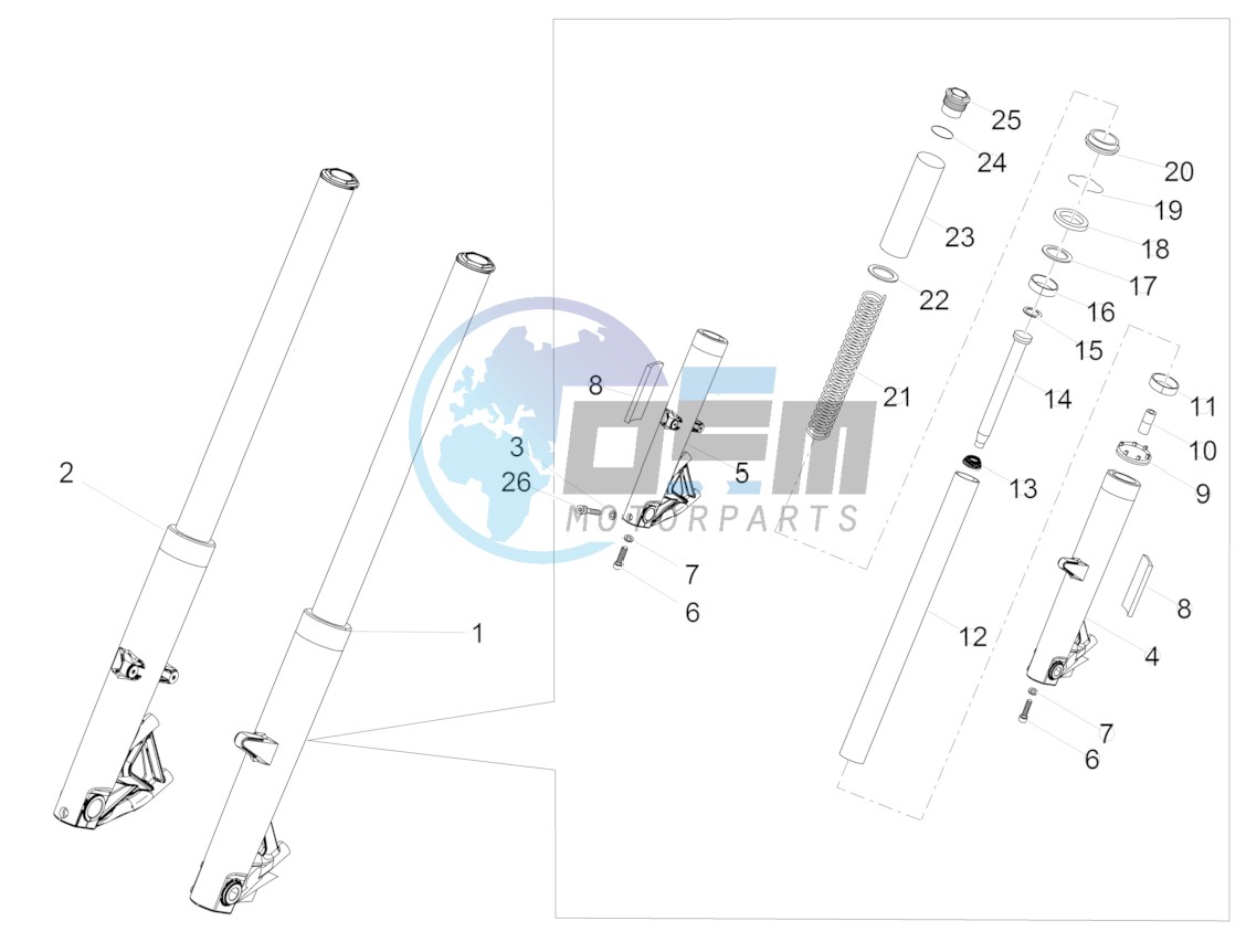 Front Fork Kaifa